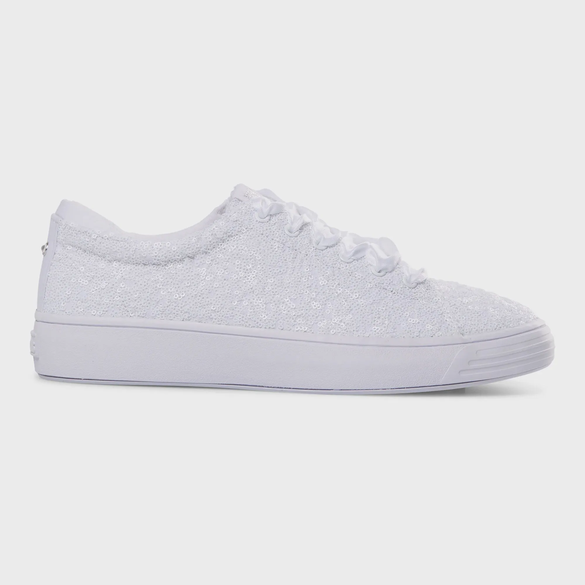 Alley Sequins Sneaker - White