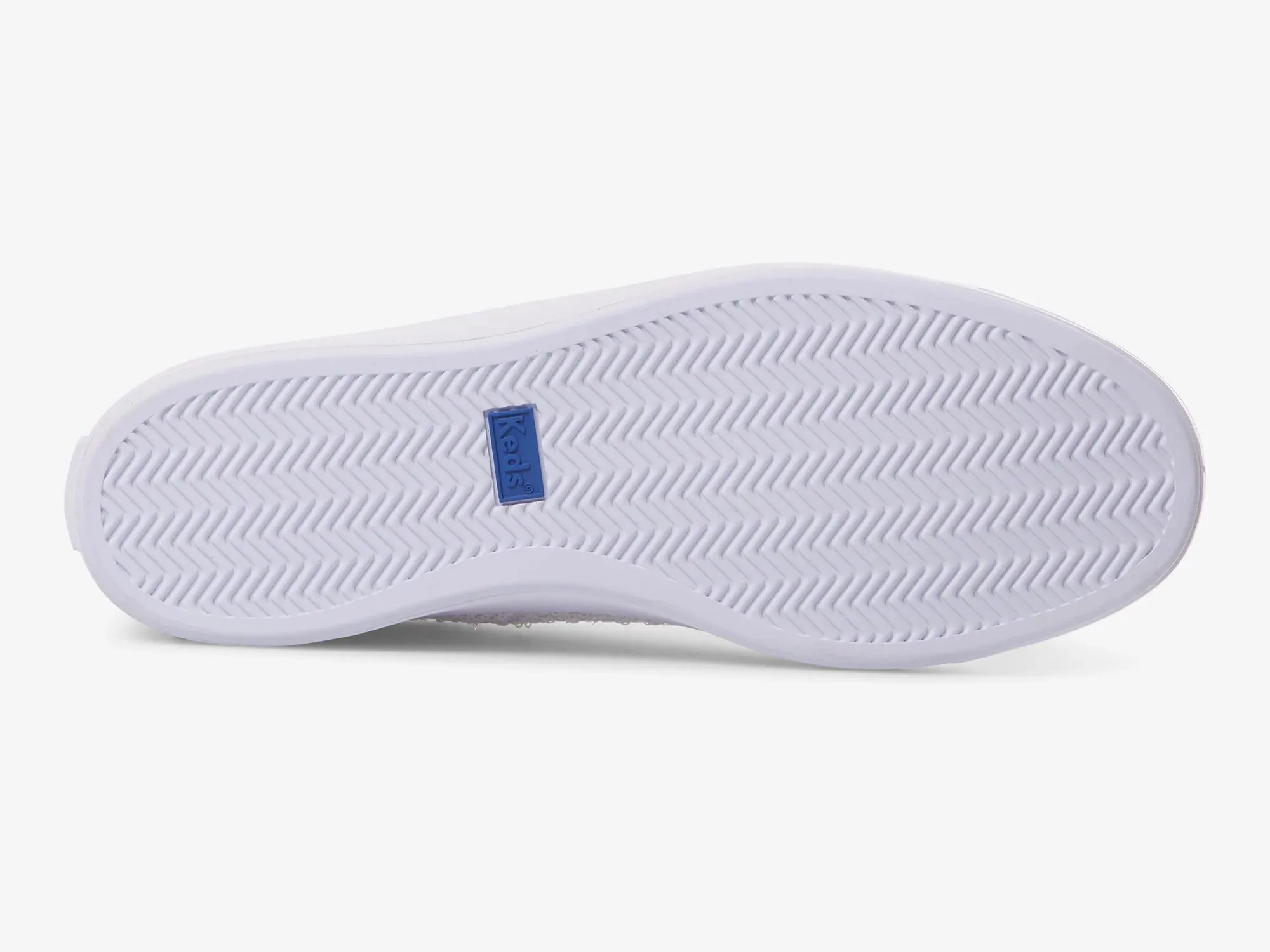 Alley Sequins Sneaker - White