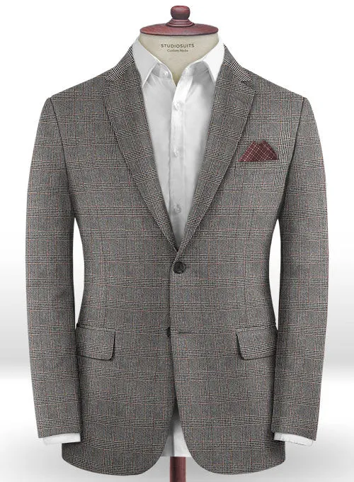 Caccioppoli Dapper Dandy Vucia Brown Wool Suit