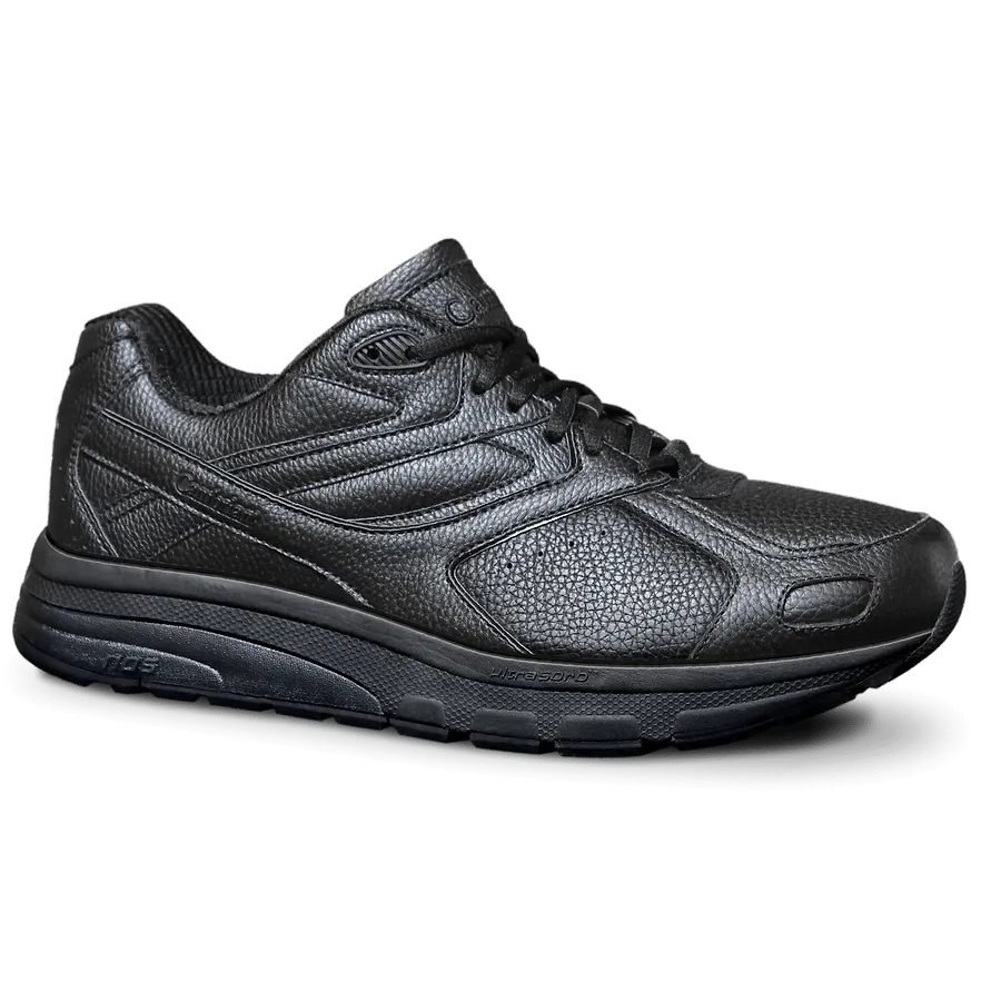 Cambrian Women's Ultra Leather Walking Shoes- Black