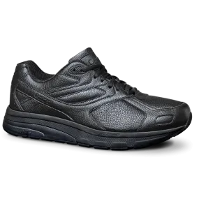 Cambrian Women's Ultra Leather Walking Shoes- Black