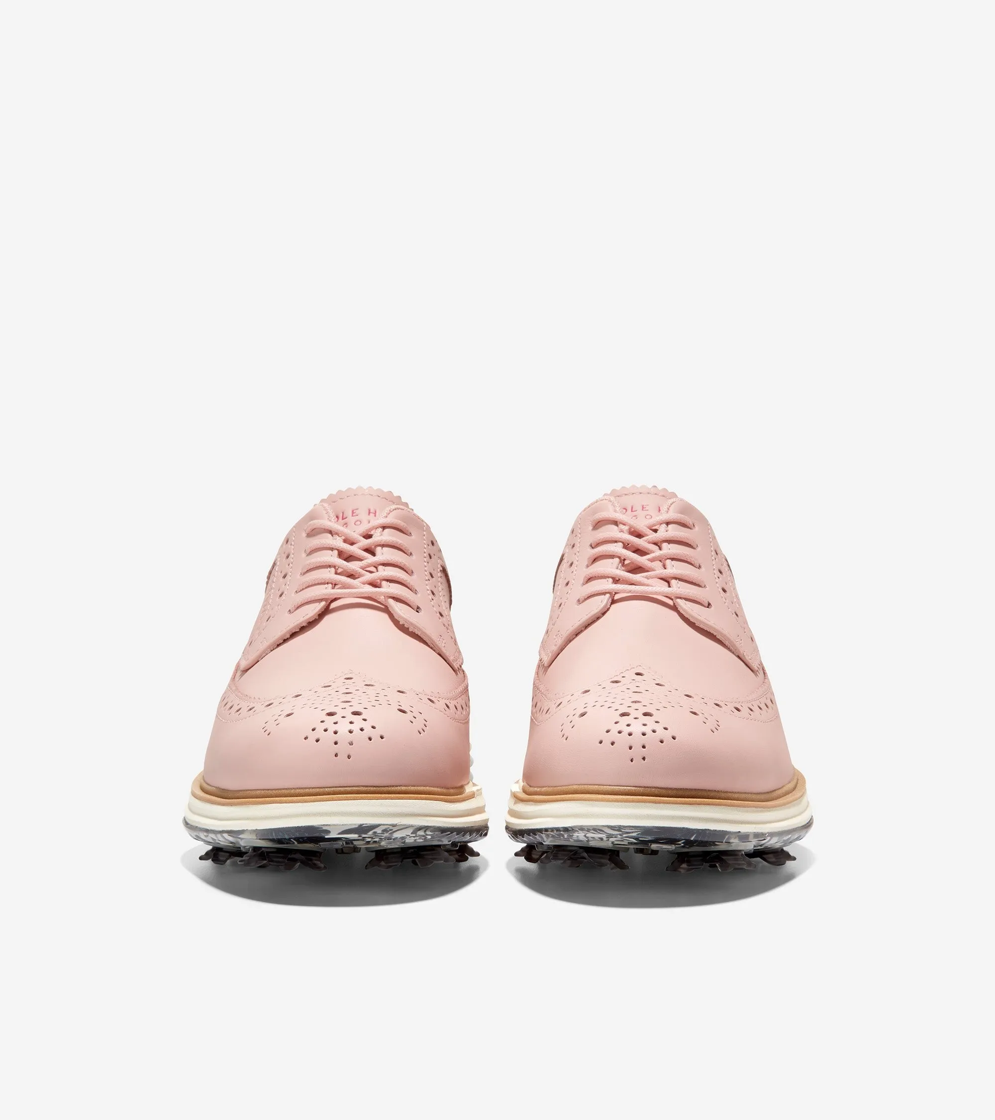 Cole Haan Originalgrand Tour Golf Waterproof Peachy Knit/Tropical Print Sneakers