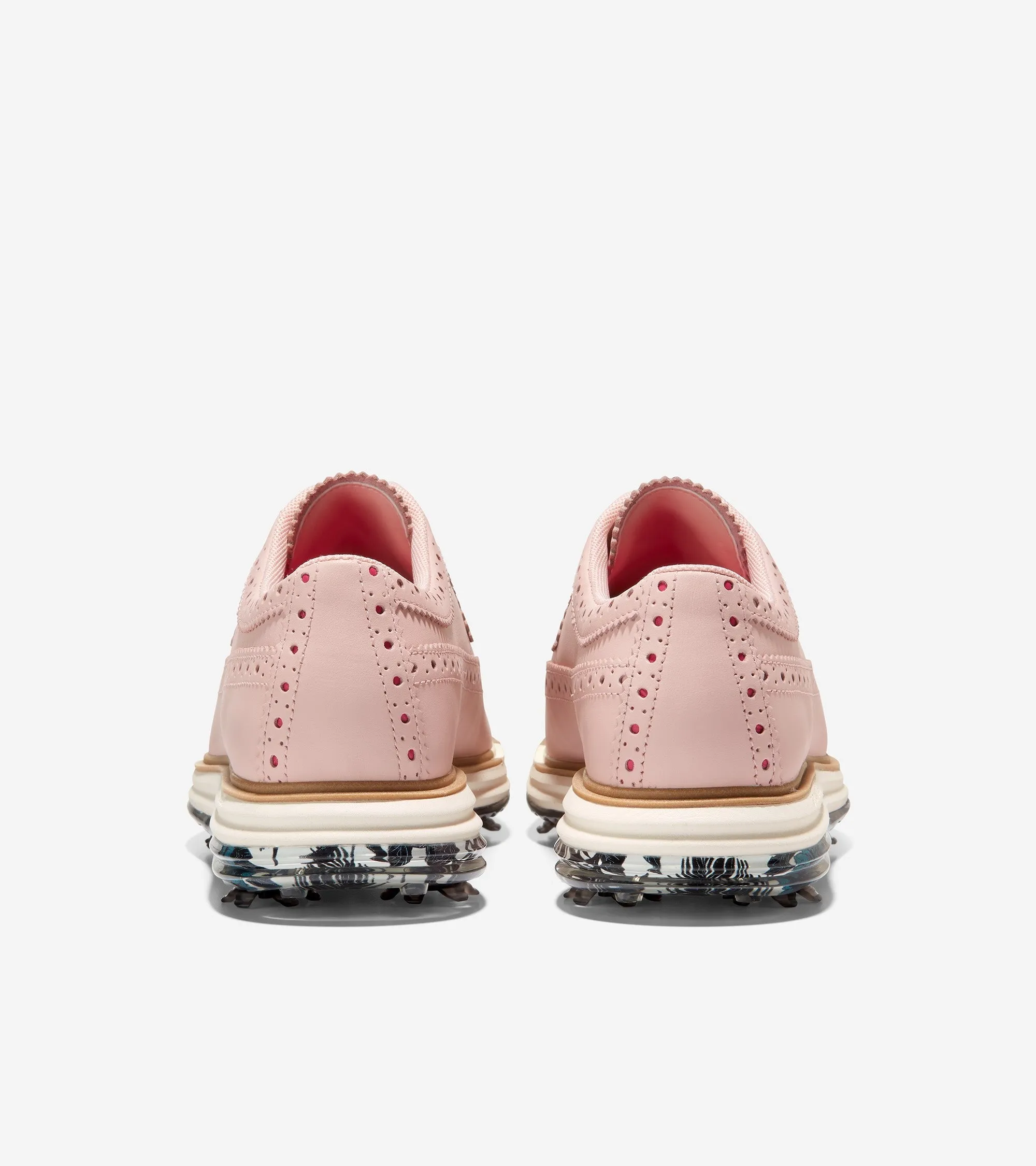 Cole Haan Originalgrand Tour Golf Waterproof Peachy Knit/Tropical Print Sneakers