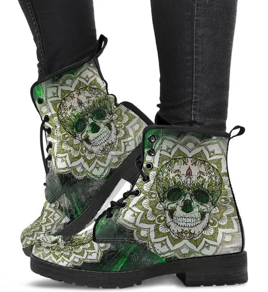 Combat Boots for Women - Skulls of Life