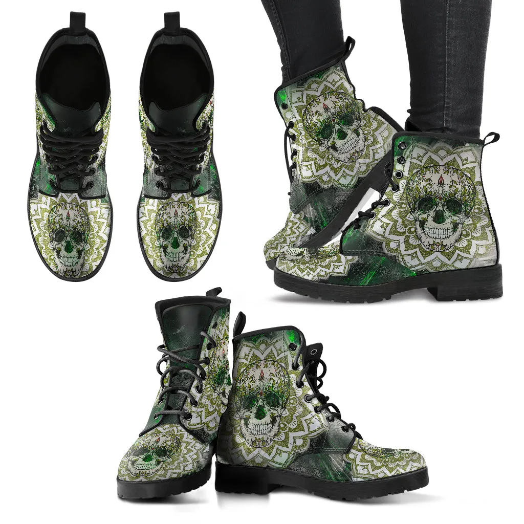 Combat Boots for Women - Skulls of Life