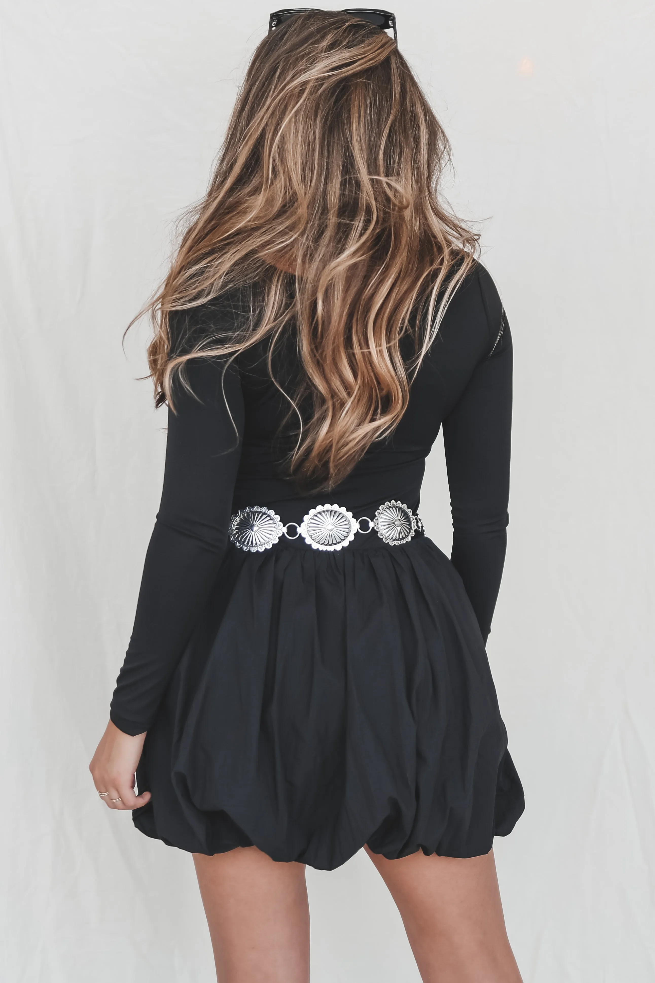 DEAL Later Hater Long Sleeve Bubble Dress Romper