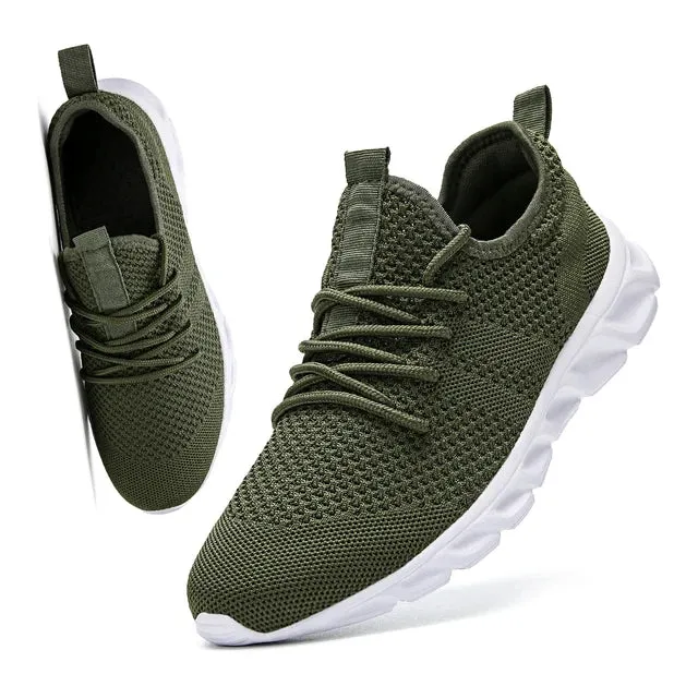 Fashion Couple's Casual Sports Shoes: Breathable Mesh Jogging Trainers for Men and Women