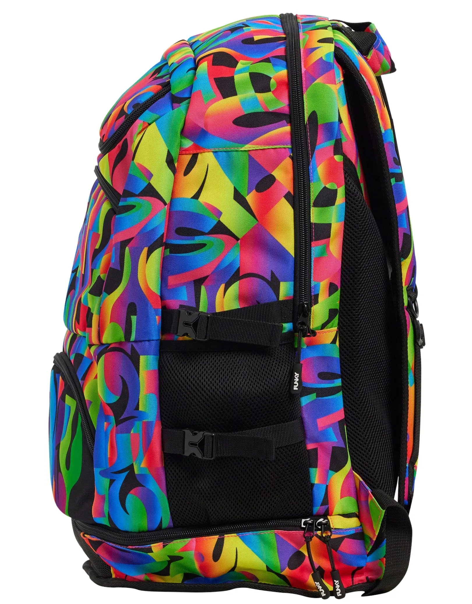 Funky Trunks Colour Funk Elite Squad 36L Backpack - Black/Multi