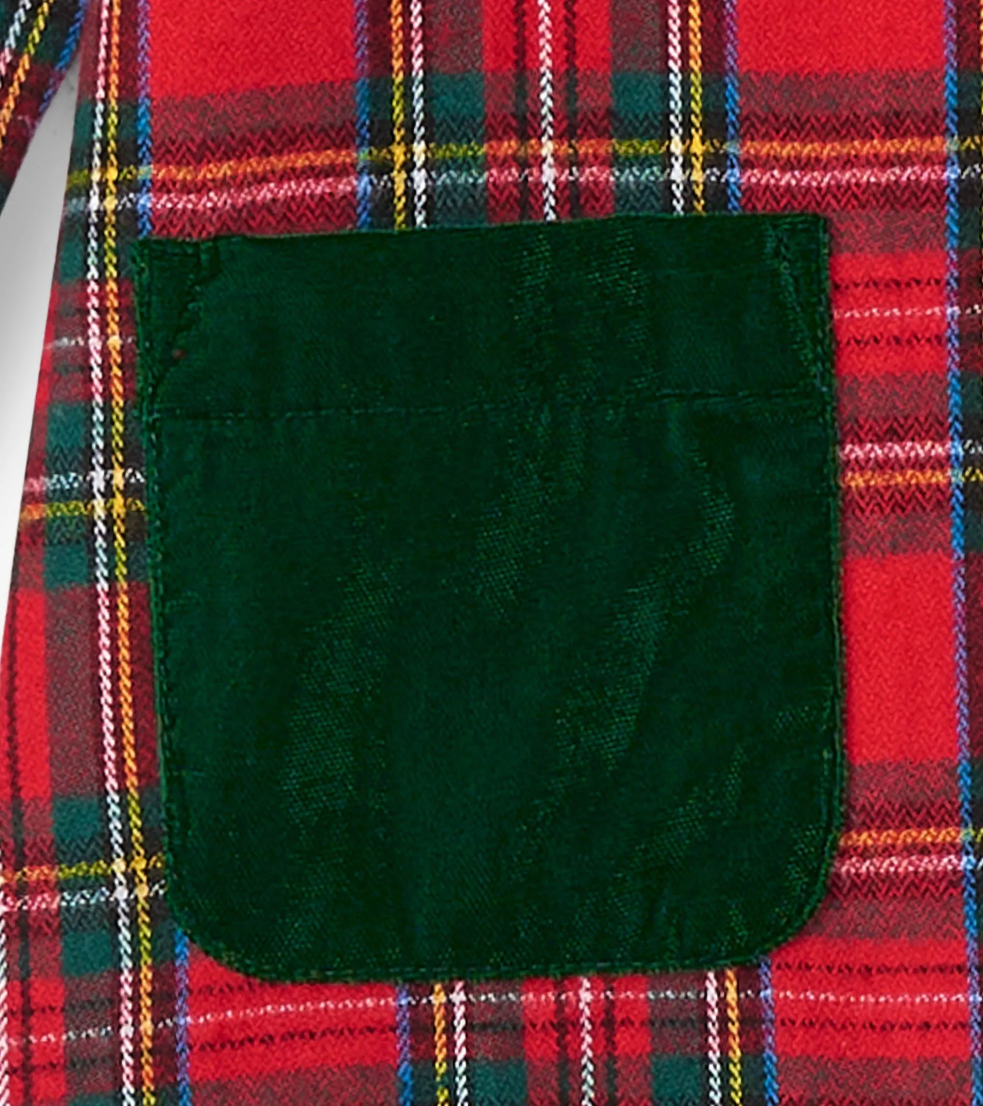 Girls Red Plaid A-Line Dress
