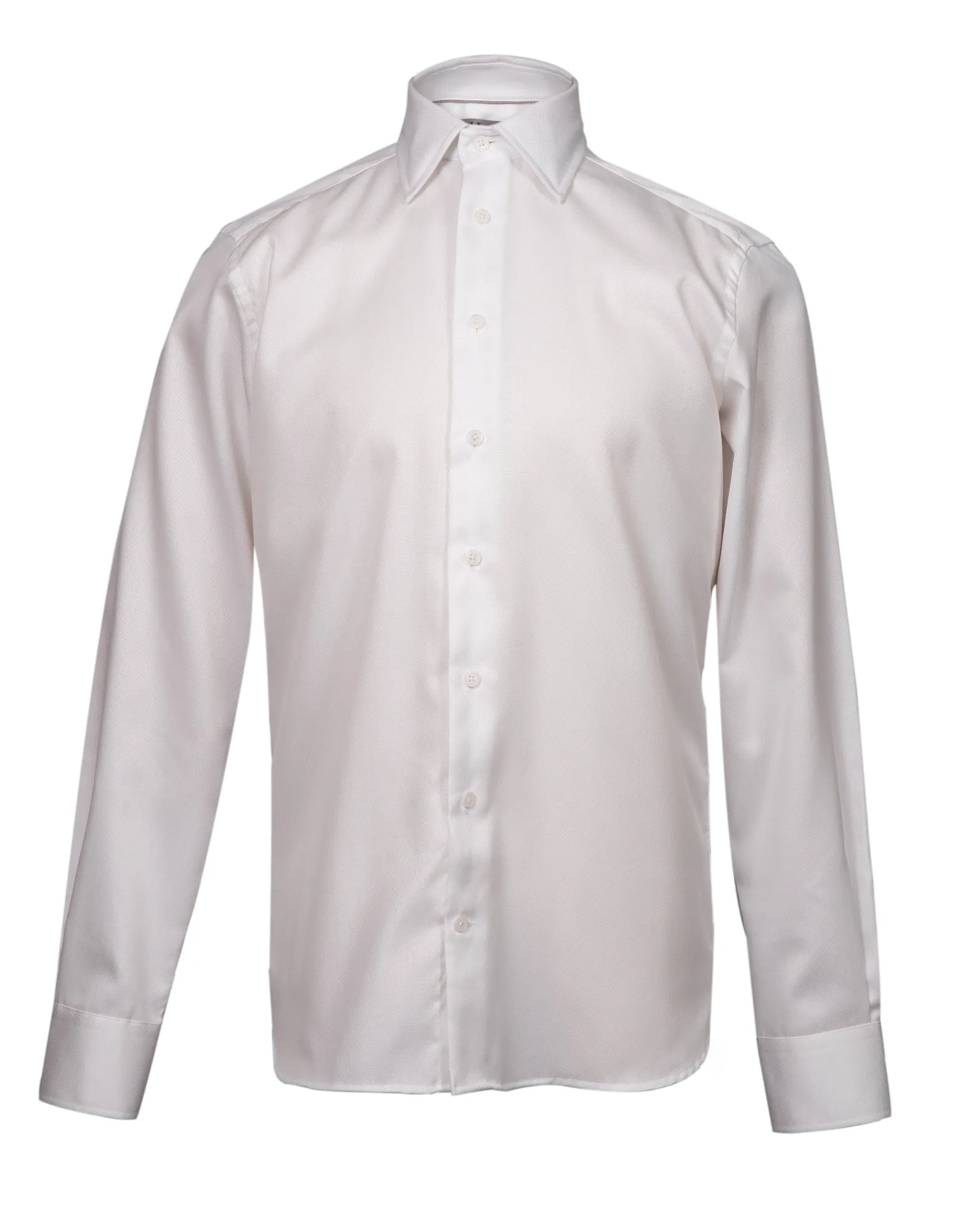 HENRY SARTORIAL Classic Fit Oxford Shirt WHITE