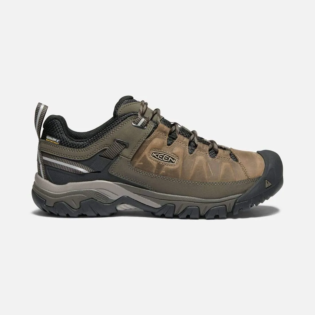 Keen Men's Targhee III Waterproof Hiking Shoes- Bungee Cord/ Black