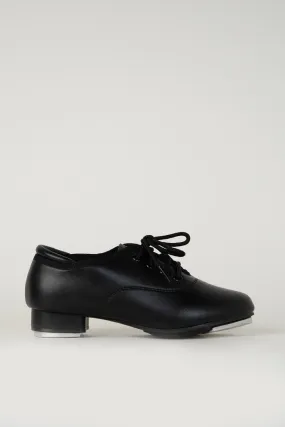 Kids Lace Up PU Leather Tap Shoes