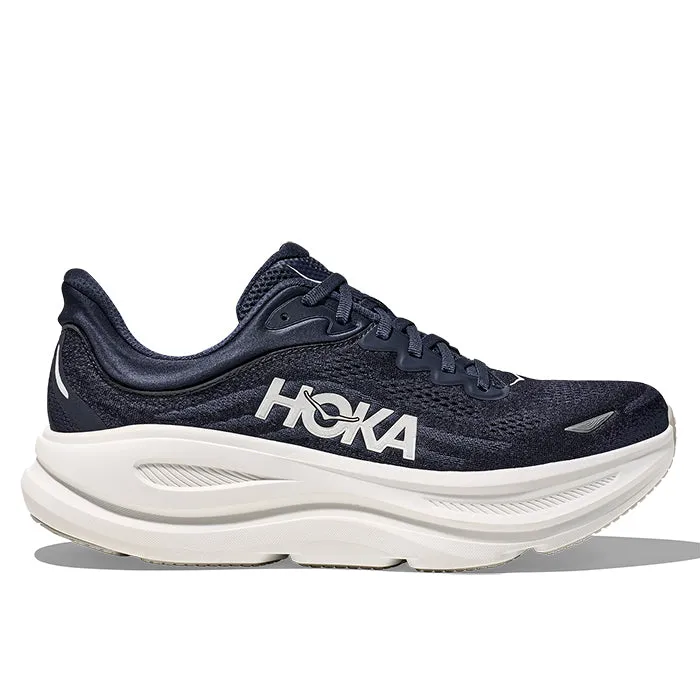Mens Hoka Bondi 9 in Varsity Navy/White