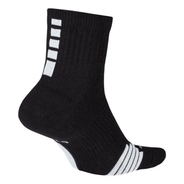 Nike Elite Mid Unisex Lifestyle Lifestyle Sock Black/White