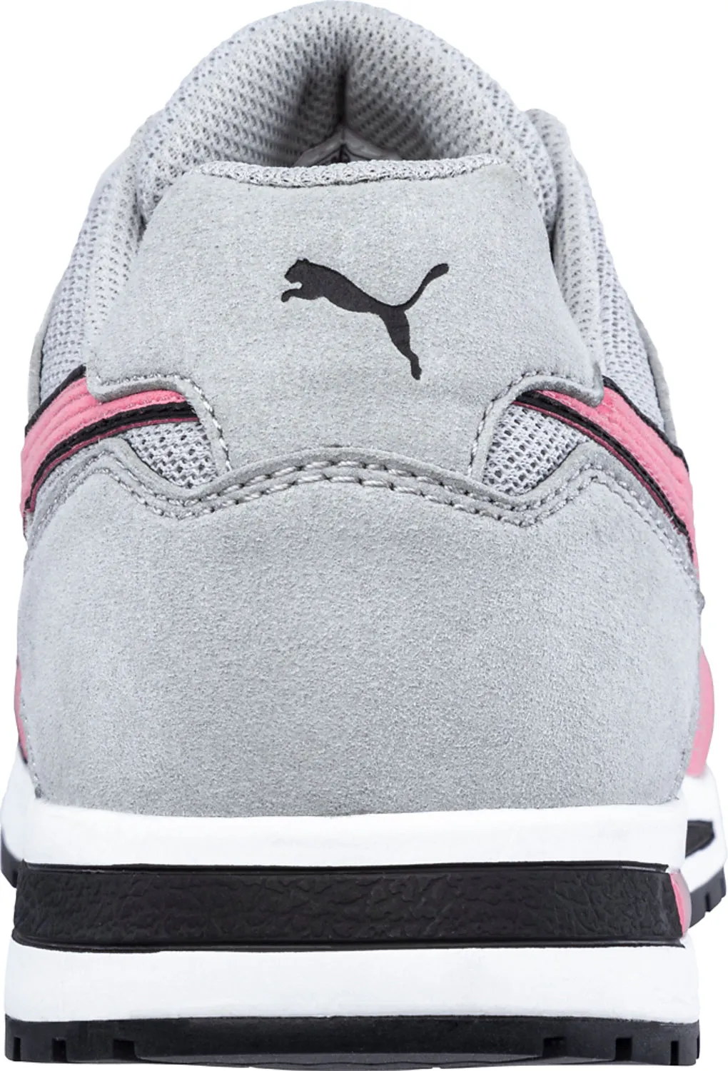 Puma Safety Womens Frontside Low Grey/Pink Mesh EH SR Work Shoes