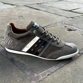 "Imola" Olive Suede Sneaker