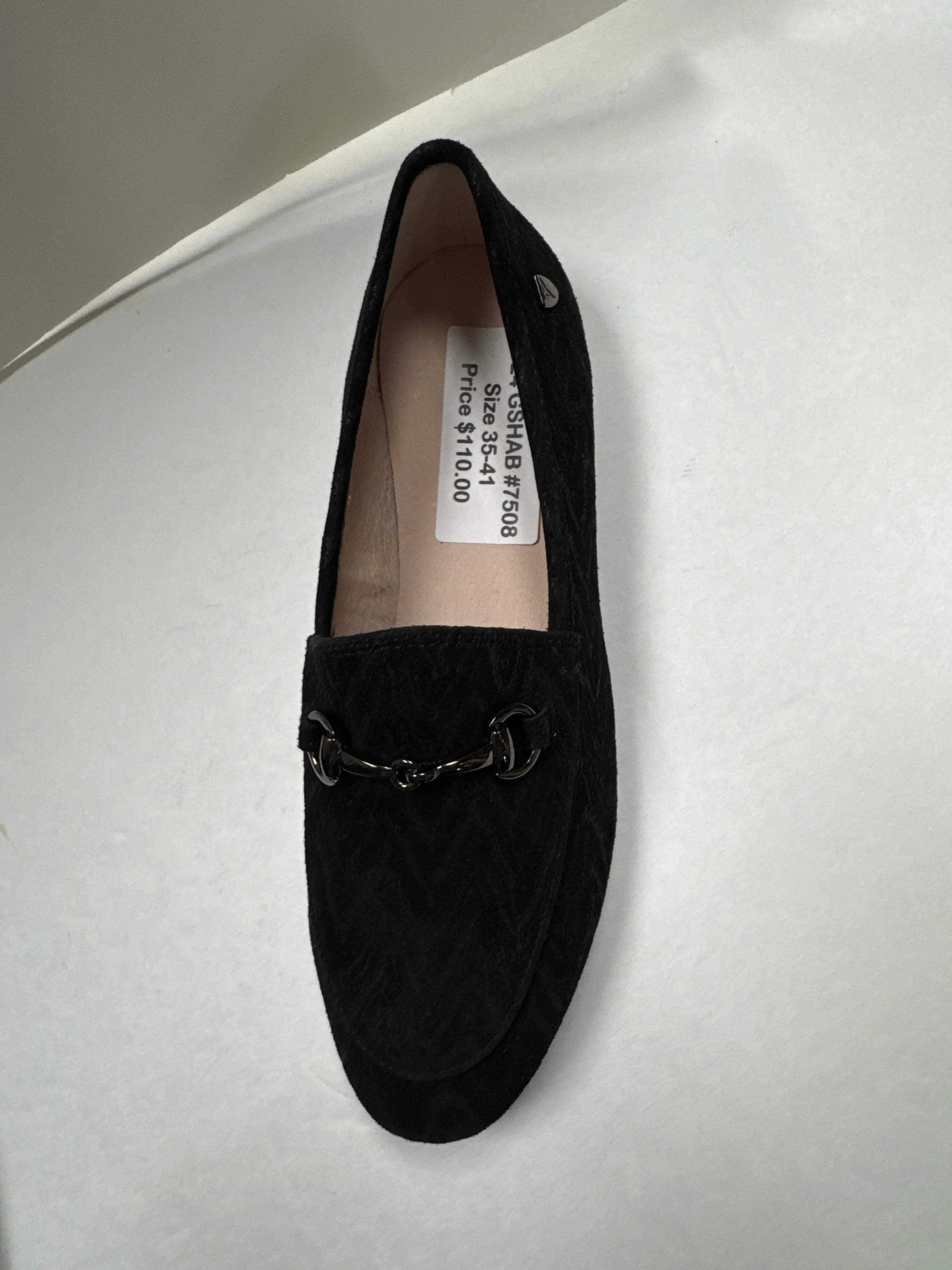 SALE FW24 Venettini Rian Printed Velvet Pewter Chain Slip On