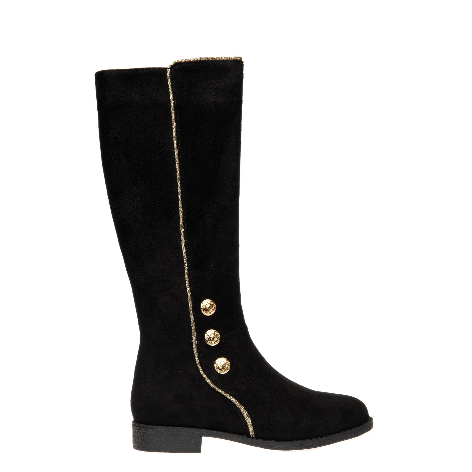 SALE Venettini Villa Gold Trim Zippered Boot