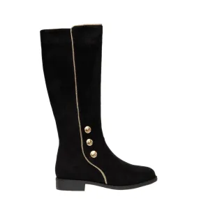 SALE Venettini Villa Gold Trim Zippered Boot