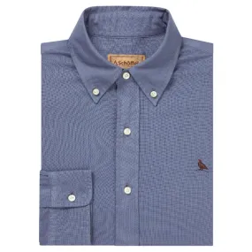 Schoffel Cavendish Oxford Mens Shirt - Vintage Navy