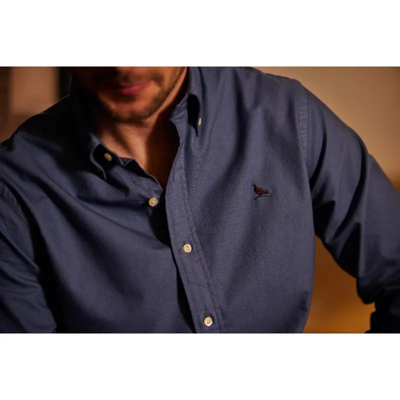 Schoffel Cavendish Oxford Mens Shirt - Vintage Navy