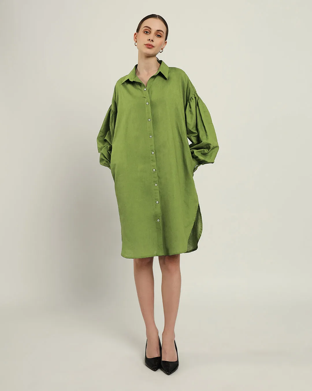 The Derby Fern Cotton Dress