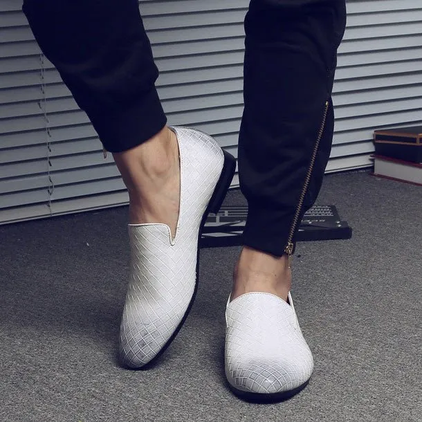 Veltique Luxe Croc Loafers