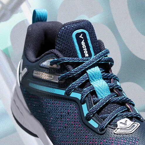 Victor [P9600 BJ Blue/Purple] Court Shoes