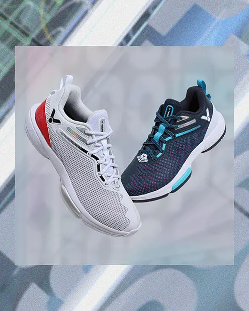 Victor [P9600 BJ Blue/Purple] Court Shoes