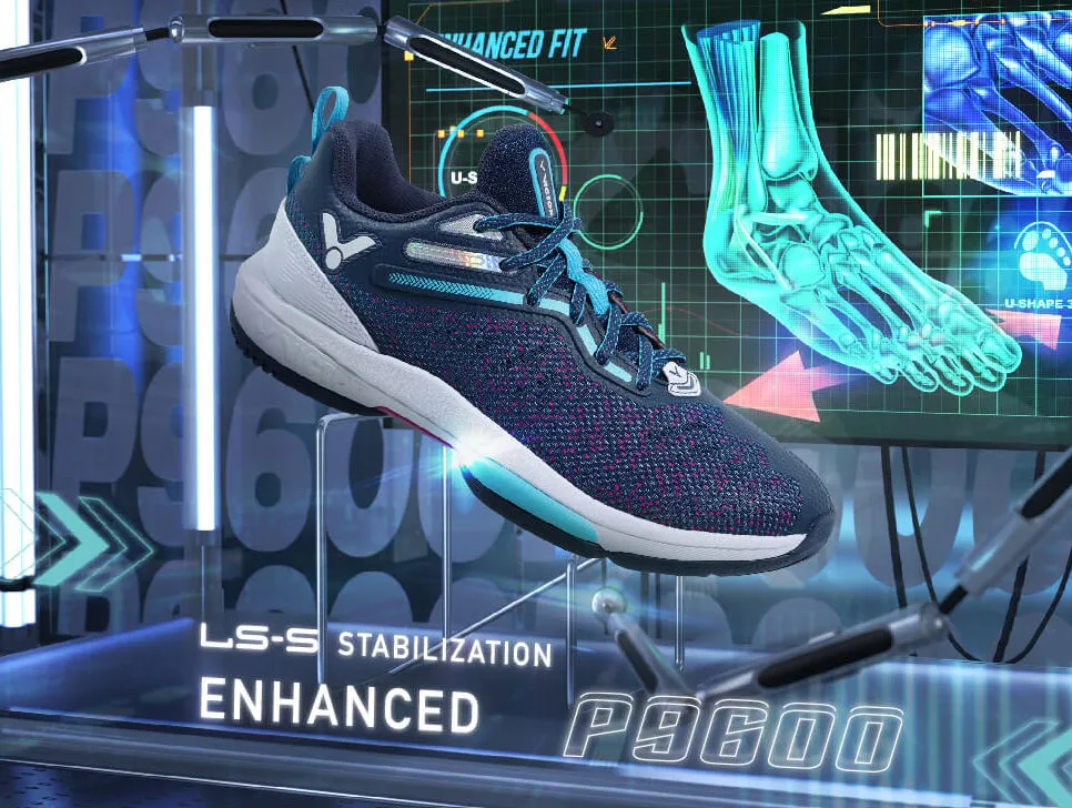 Victor [P9600 BJ Blue/Purple] Court Shoes