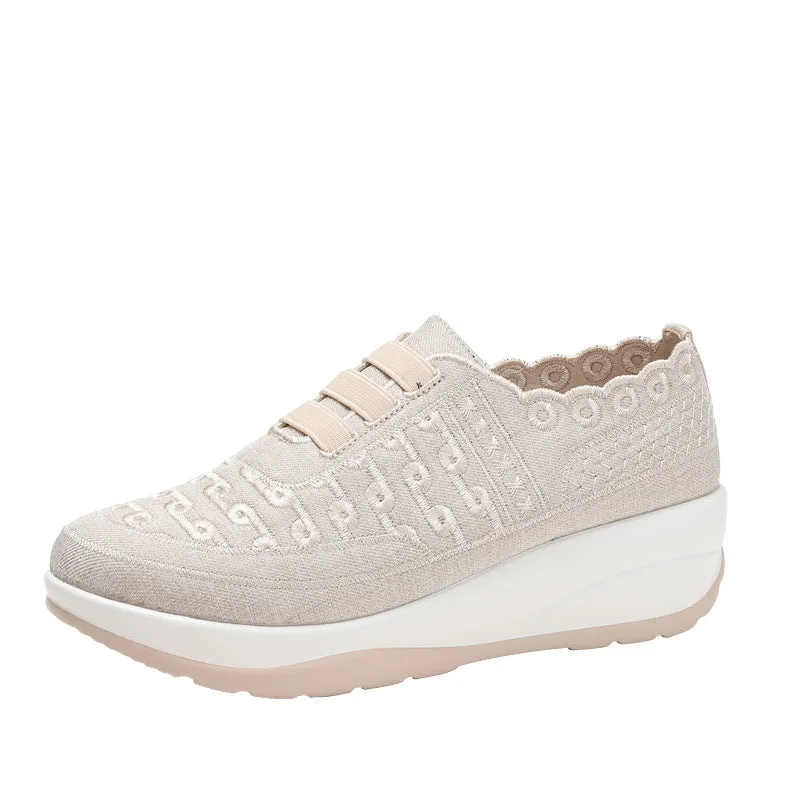 Women's Fly Woven Mesh Slip-on Shoes